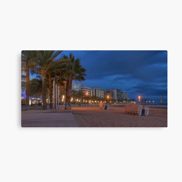 Salou at Dusk Canvas Print