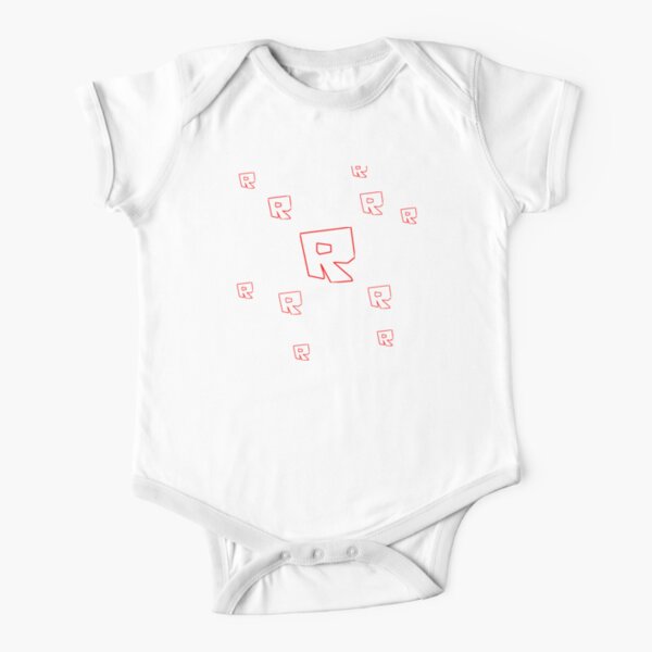 Roblox 2020 Short Sleeve Baby One Piece Redbubble - white short sleeve shirt roblox template