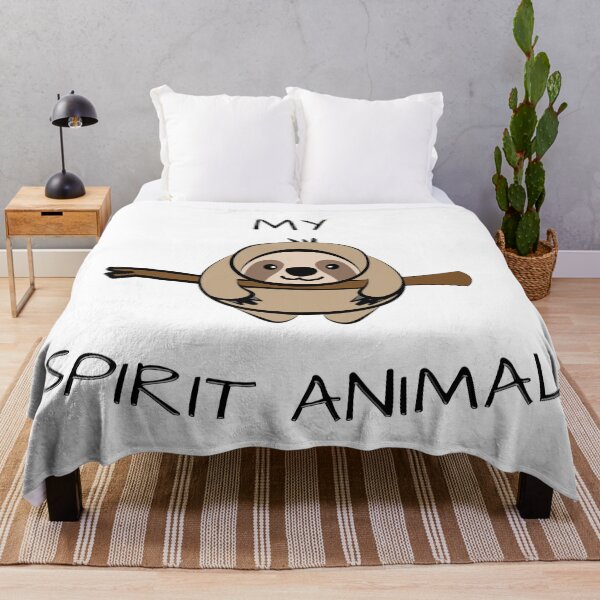 Item preview, Sloth cartoon - my ghost animal designed and sold by Nicole Bleck.