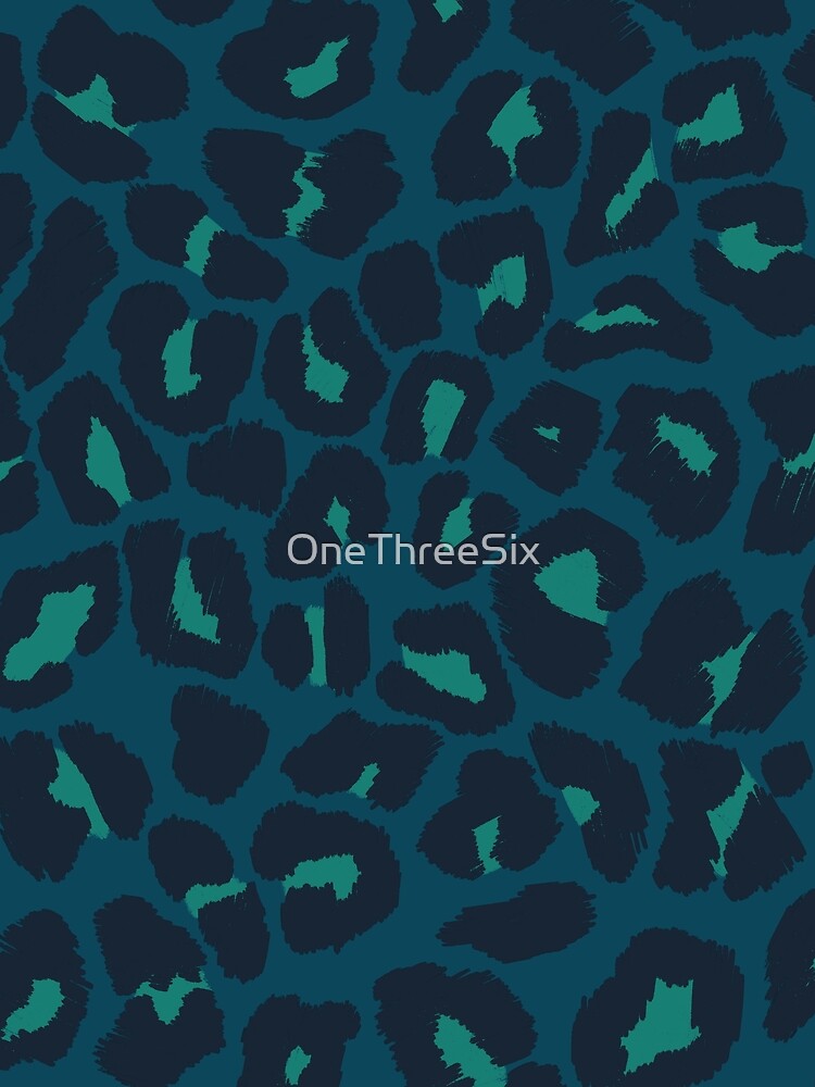 Green Leopard Print Spots by OneThreeSix