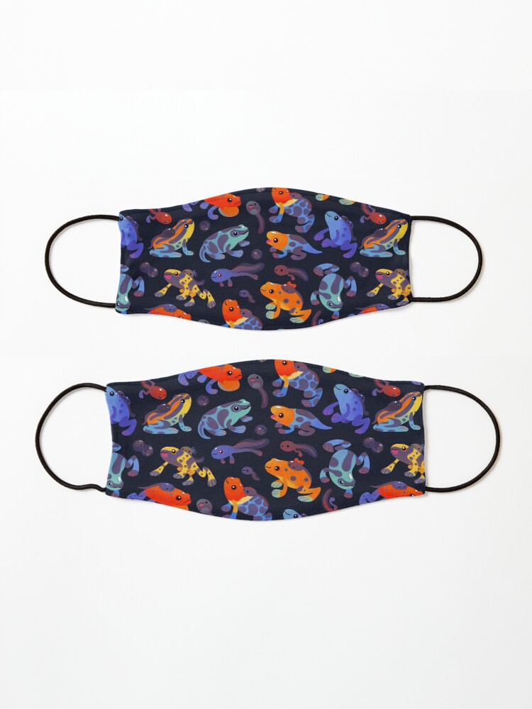 Alternate view of Poison dart frogs - dark Mask