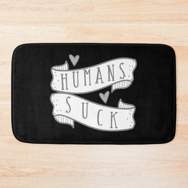 Item preview, HUMANS SUCK banner designed and sold by jazzydevil.