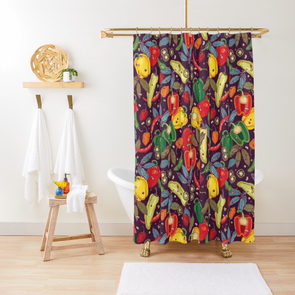 Hot & spicy! Shower Curtain