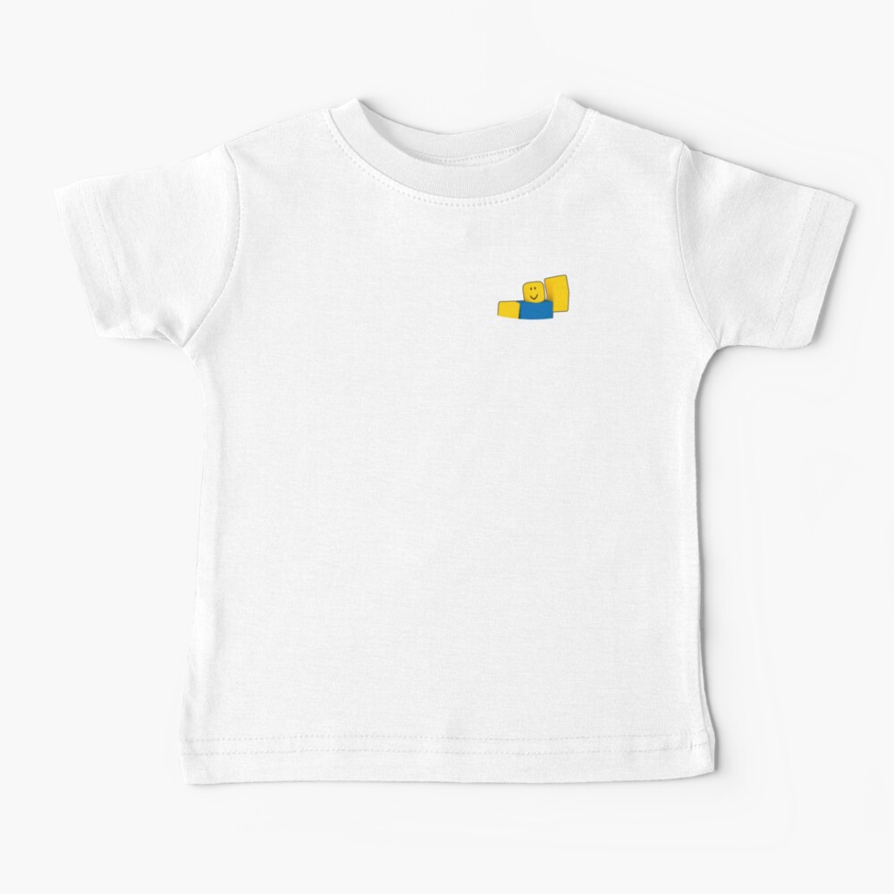 Roblox Pocket Noob Funny Meme Gamer Gift Baby T Shirt By Nice Tees Redbubble - funny roblox memes t shirts redbubble