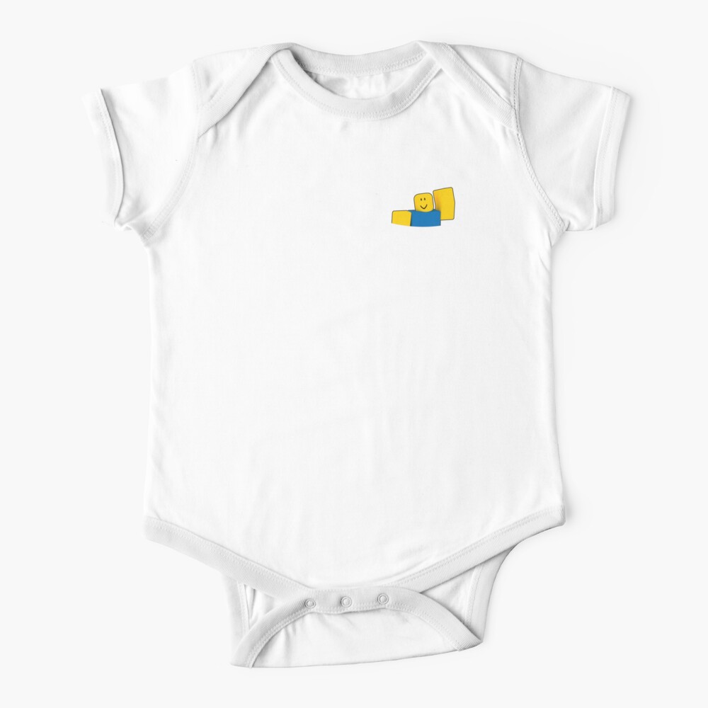 Roblox Pocket Noob Funny Meme Gamer Gift Baby One Piece By Nice Tees Redbubble - pocket noob t shirt roblox
