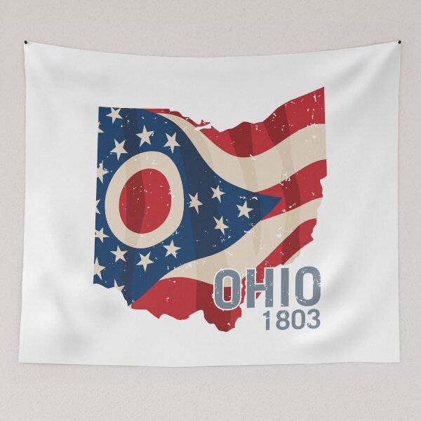 Item preview, Ohio 1803 with Ohio flag stars and stripes designed and sold by hobrath.
