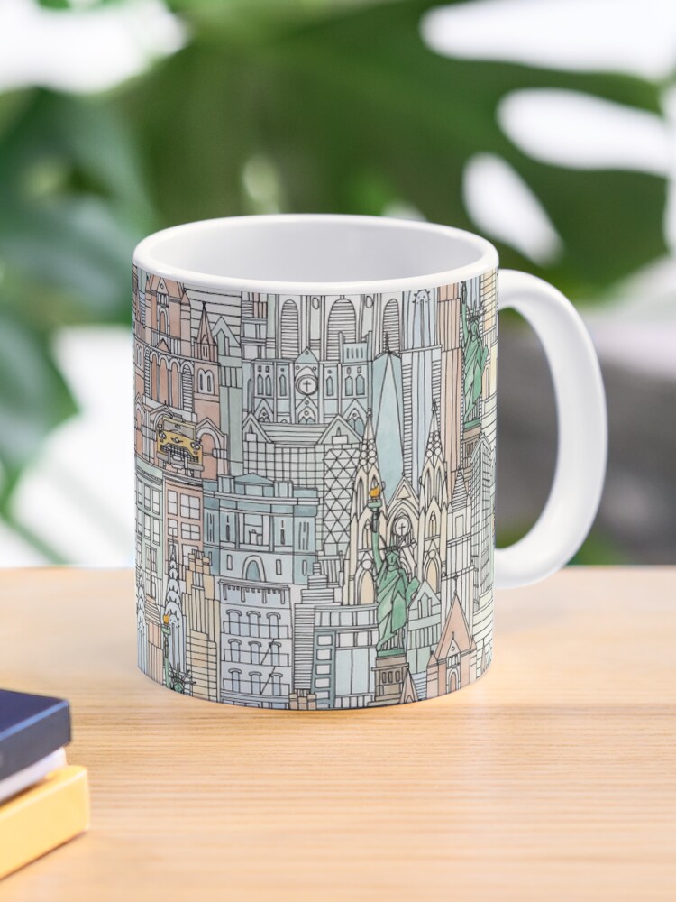 New York Watercolor Coffee Mug