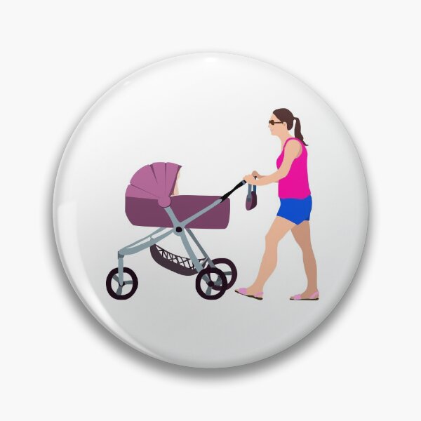 Item preview, Usual women with baby carriage. designed and sold by lantica.