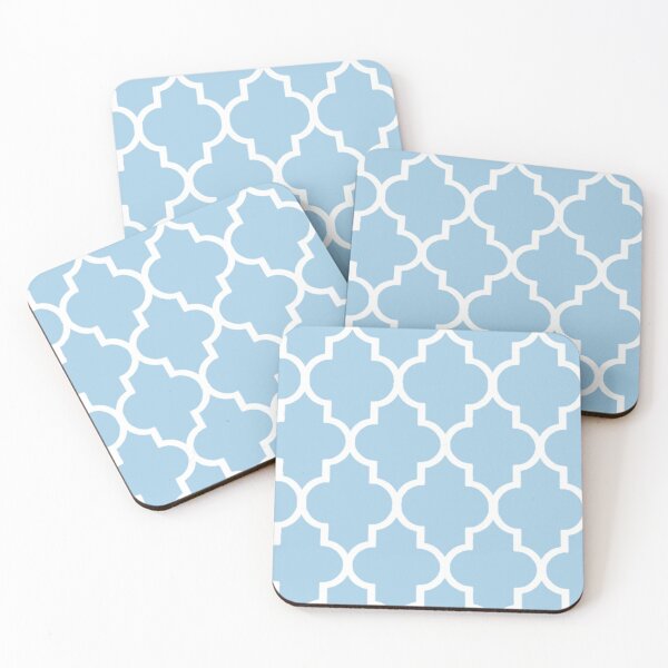 STHH Blue & White Tile Coasters - Set of 4