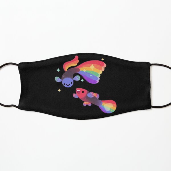 Rainbow guppy 5 Kids Mask