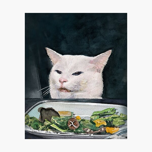 Item preview, Woman Yelling at Cat Meme-8 designed and sold by Fablica.