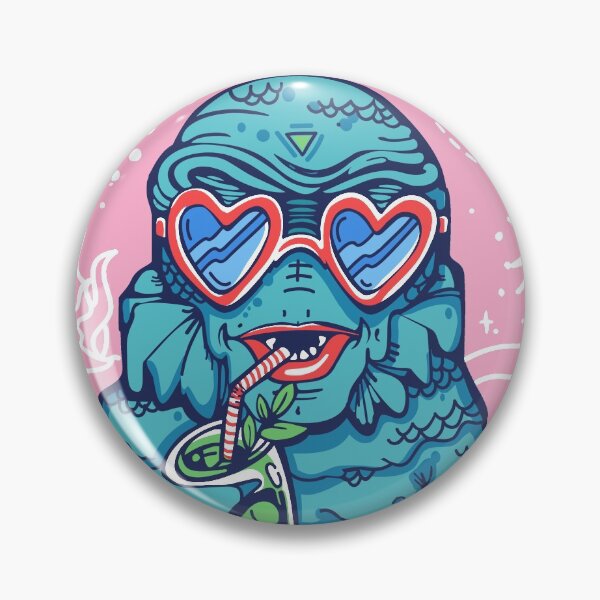 Item preview, monster of the pink lagoon designed and sold by Paolavk.