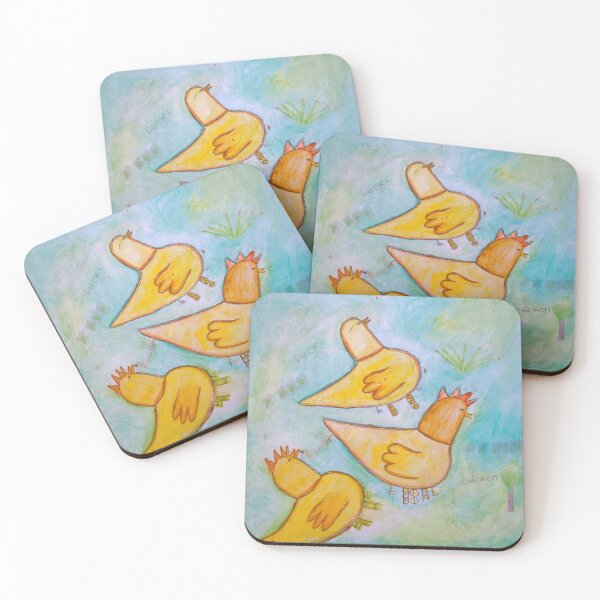 Item preview, Chicken, Duck, Rooster by Nicole S. designed and sold by CreativeClayArt.