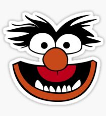 Animal Muppet (Orange Lips&Nose) Sticker