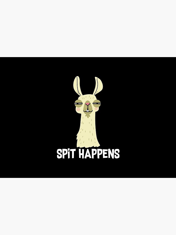 Thumbnail 5 of 5, Mask, Llama Spit Happens designed and sold by Kittyworks.