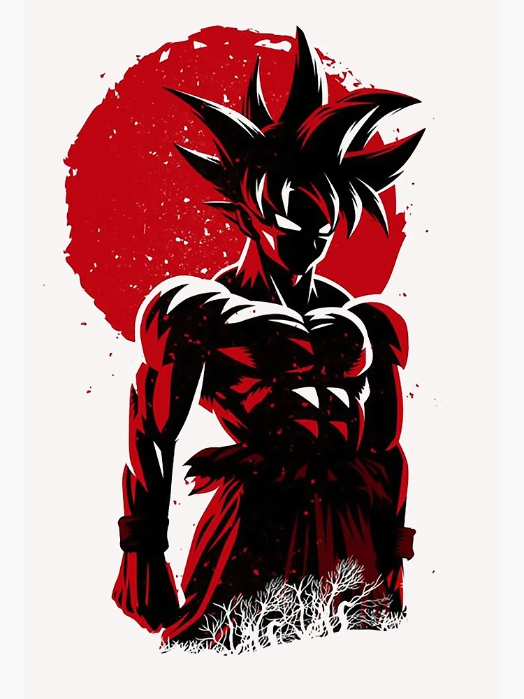 Son Goku Ultra Instinct grey eyes Greeting Card by erriose