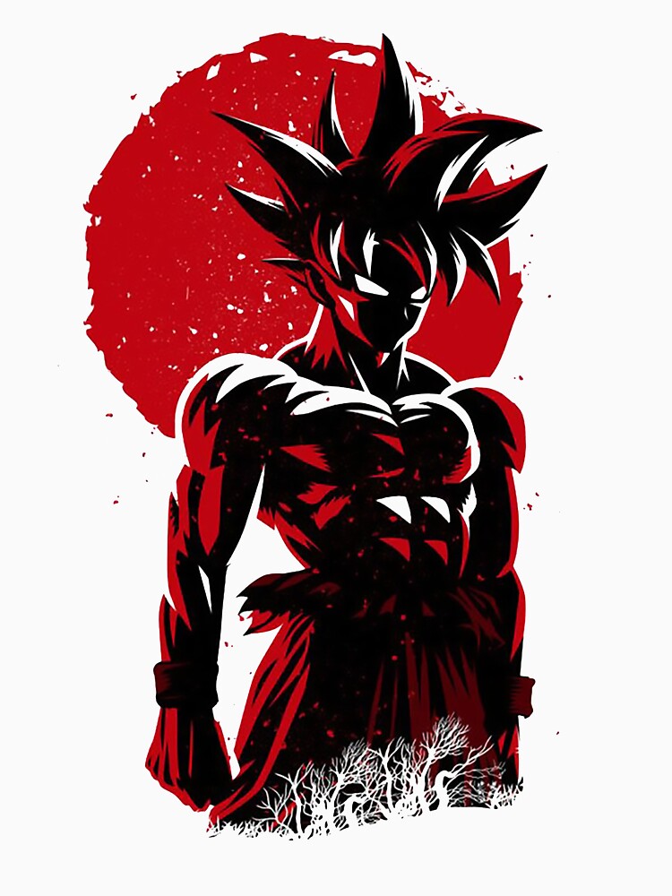 Son Goku Japanese Art T Shirt For Sale By Erriose Redbubble Son