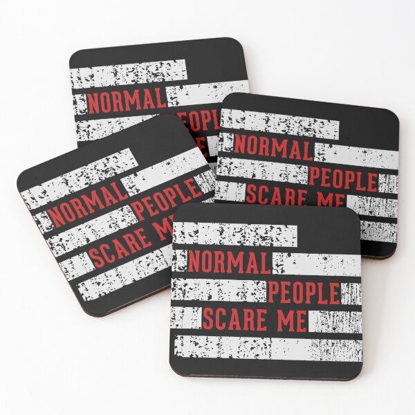 Item preview, Normal People Scare Me Grunge designed and sold by MrTeeTime.