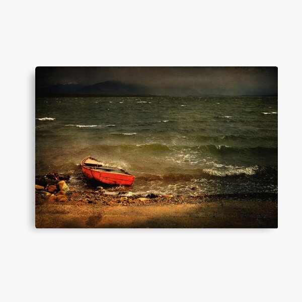 The Red Boat Canvas Print