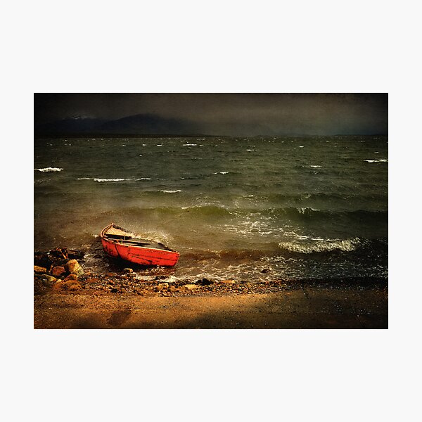The Red Boat Photographic Print