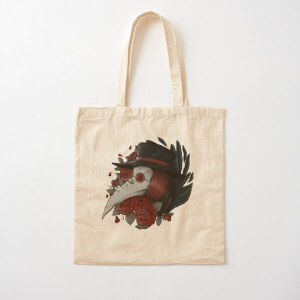Plague Doctor Cotton Tote Bag