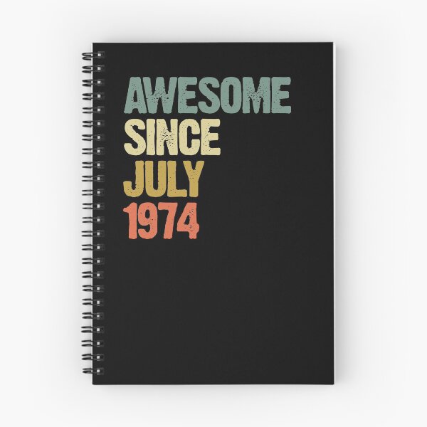 Item preview, Awesome Since July 1974 46th Birthday Gift designed and sold by vomaria.