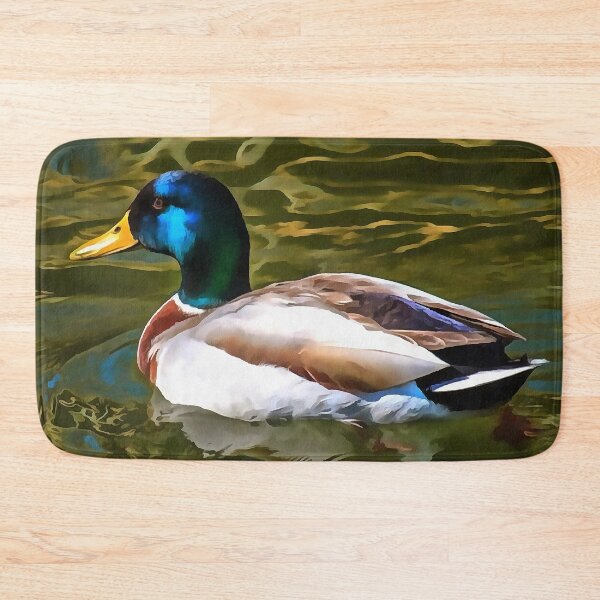 Item preview, Mallard Duck Artistic Portrait designed and sold by taiche.