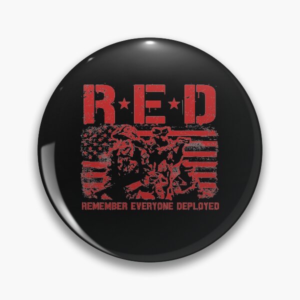 Item preview, Red Friday Remember Everyone Deployed Vintage American Flag US Solder designed and sold by alenaz.