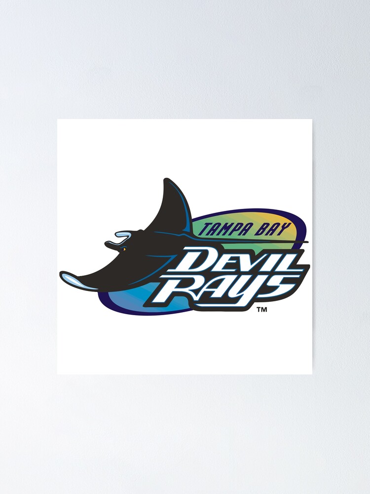 Tampa Bay Devil Rays Throwback Logo Vinyl Decal / Sticker 5 Sizes!!!