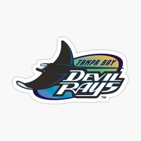 Tampa Bay Rays Color Emblem 3 Car Team Decal