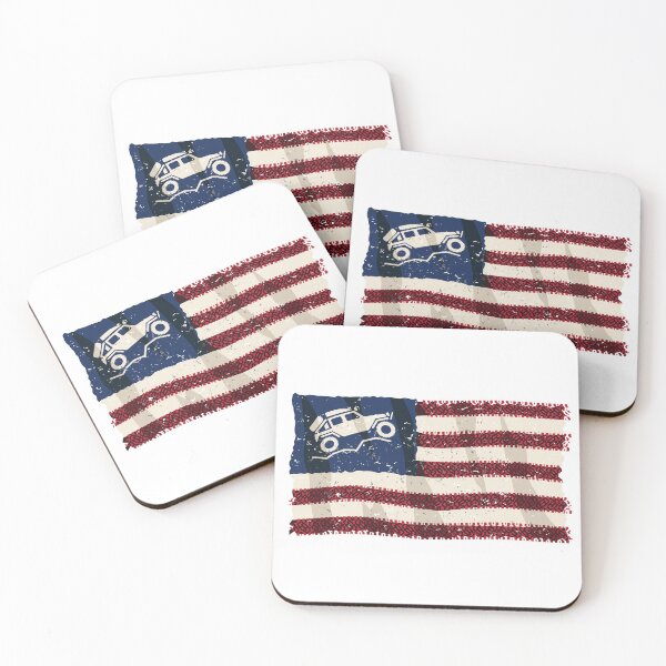 Item preview, American Off Road 4x4 Overland Flag designed and sold by hobrath.