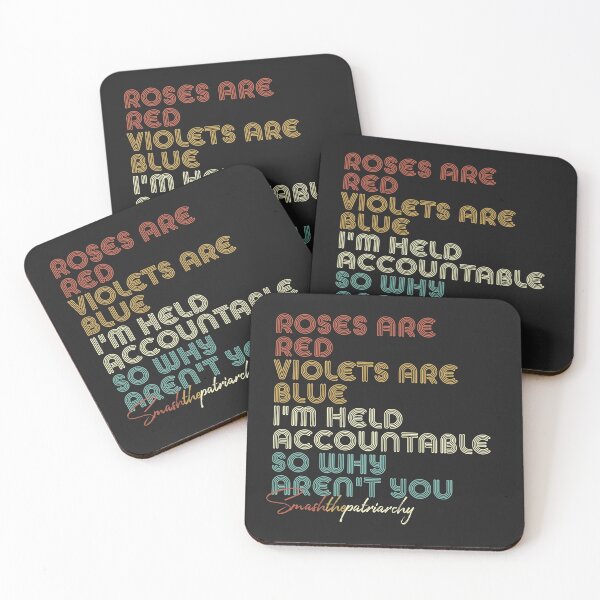 Item preview, Retro Feminist Product. Roses Are Red, Vintage Poem Print. designed and sold by PackAPunch.