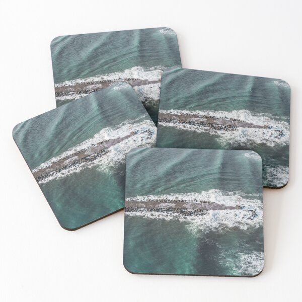 Item preview, Jetty by the sea as seen from above designed and sold by MarioGuti.