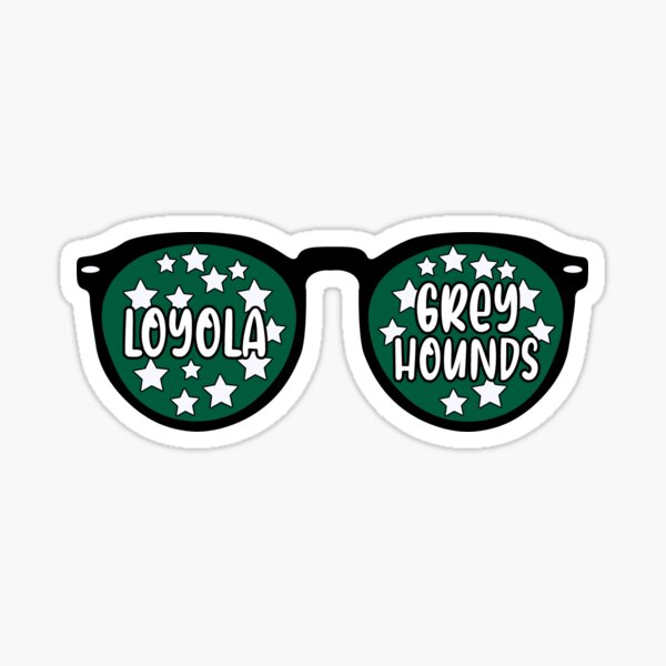 "Loyola Maryland Sunglasses " Sticker by NicholasForbes Redbubble