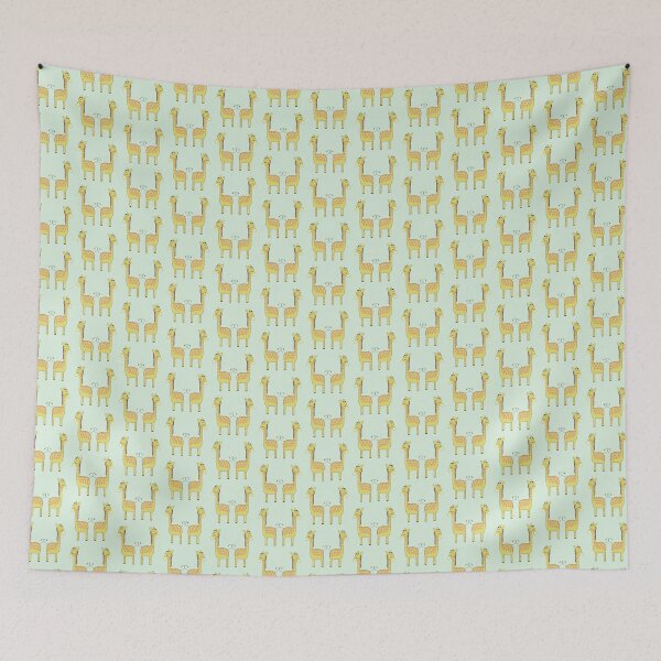 Item preview, giraffes mint green designed and sold by vanderValk-art.
