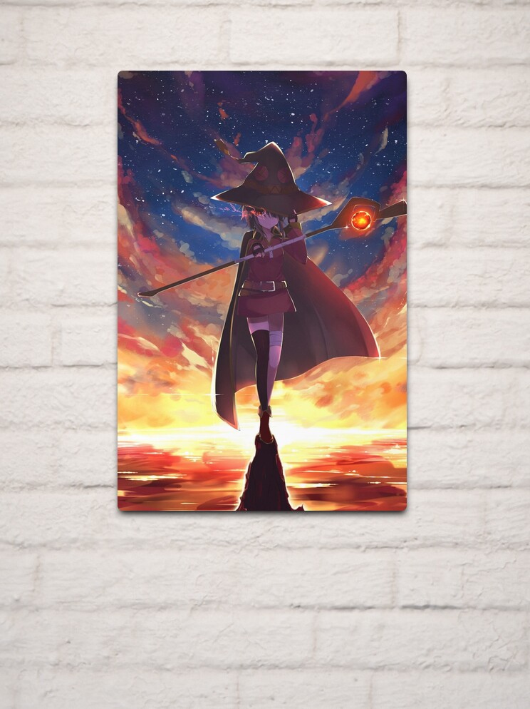 Kazuma Megumin Konosuba' Poster, picture, metal print, paint by