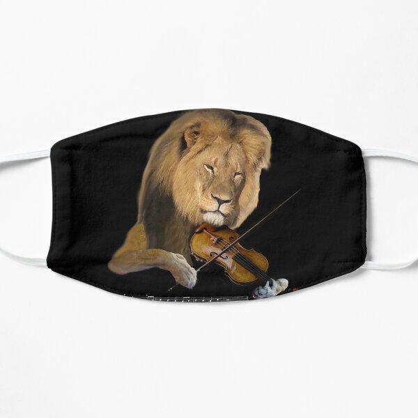Lion and Violin Flat Mask