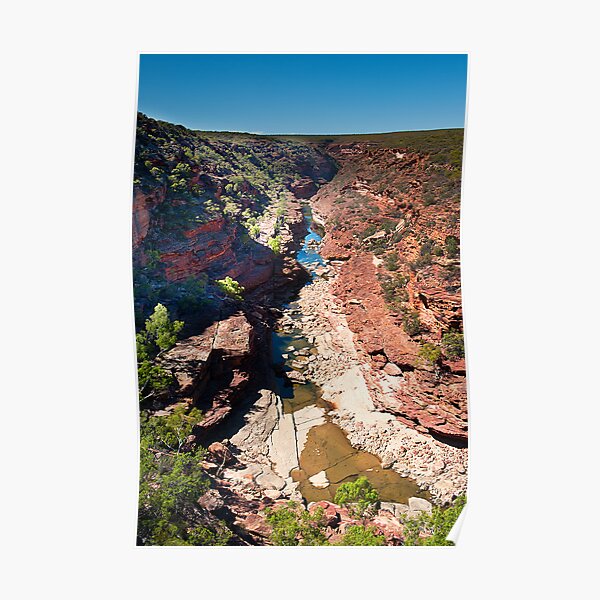 Z Bend Gorge - Kalbarri Poster