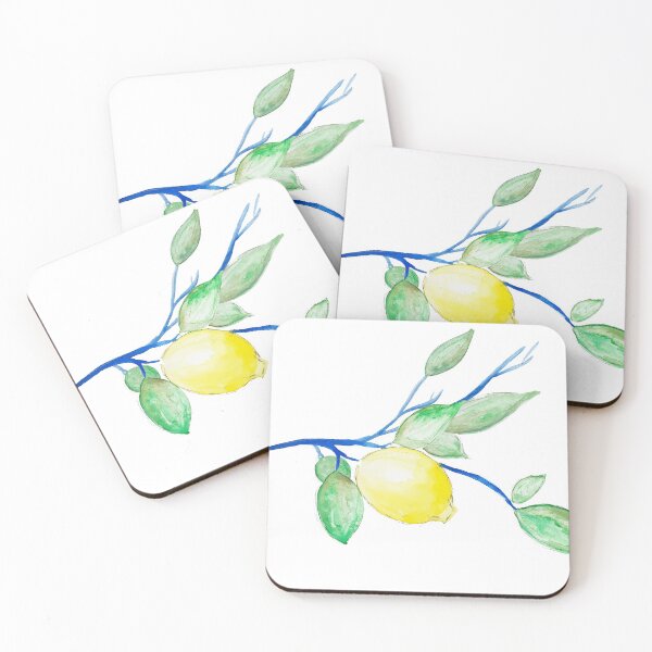 Item preview, Watercolor Lemon Branch | Lemon Sticker designed and sold by pettitcreative.
