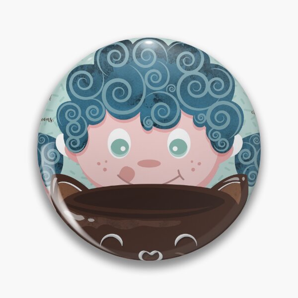 Item preview, The best chocolate cake recipe // dark hair sweet little girl designed and sold by SelmaCardoso.