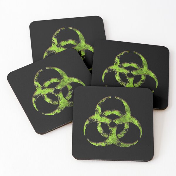 Item preview, Biohazard symbol green designed and sold by Rebellion-10.