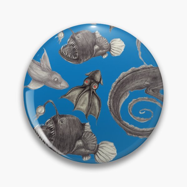 Item preview, Deep Sea Creatures Pattern Swatch designed and sold by PixlPixi.