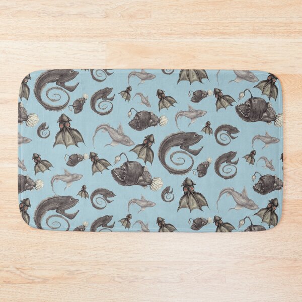 Item preview, Deep Sea Creatures Pattern Swatch designed and sold by PixlPixi.