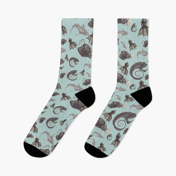 Item preview, Deep Sea Creatures Pattern Swatch designed and sold by PixlPixi.