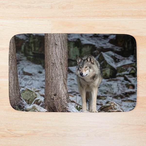 Item preview, Eastern Gray Wolf  Beside Tree designed and sold by Michael Cummings.