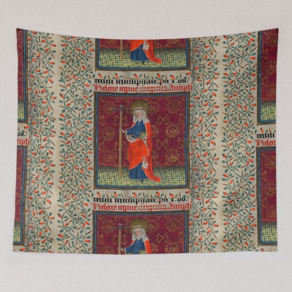 Aperçu de l'œuvre Portrait of a female saint Medieval design créée et vendue par Vintage Designs +.