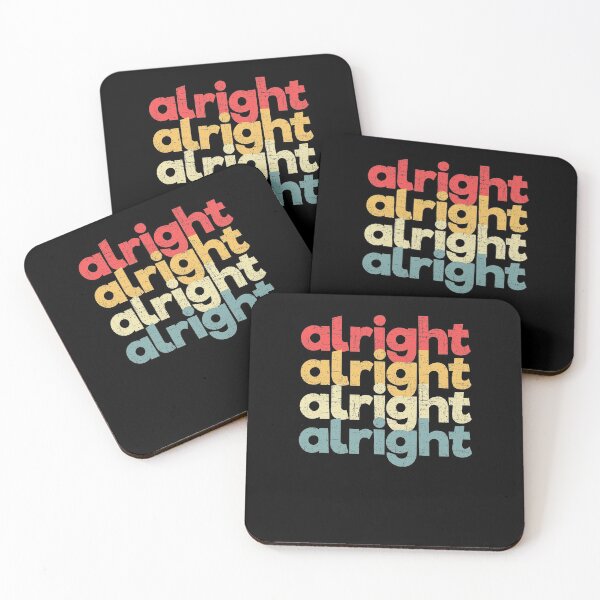Item preview, Vintage Alright Repeat Distressed 70s style Gift designed and sold by ononno.