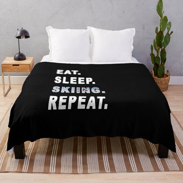 Item preview, Eat. Sleep. Skiing. Repeat. designed and sold by iamhewho.