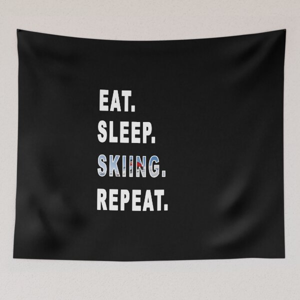 Item preview, Eat. Sleep. Skiing. Repeat. designed and sold by iamhewho.