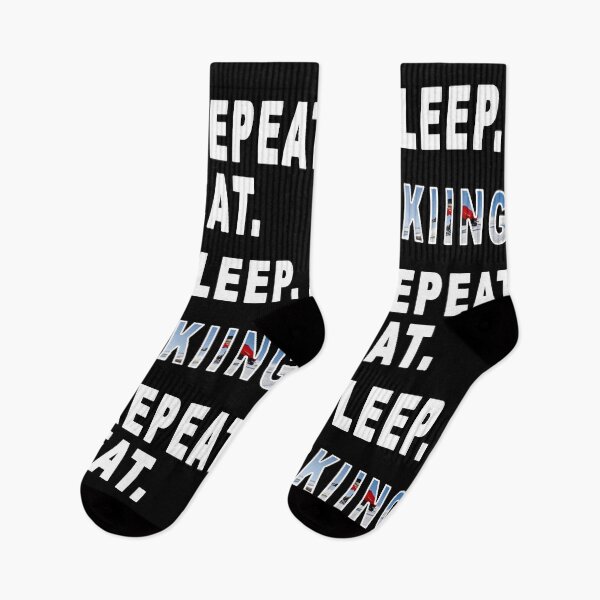 Item preview, Eat. Sleep. Skiing. Repeat. designed and sold by iamhewho.